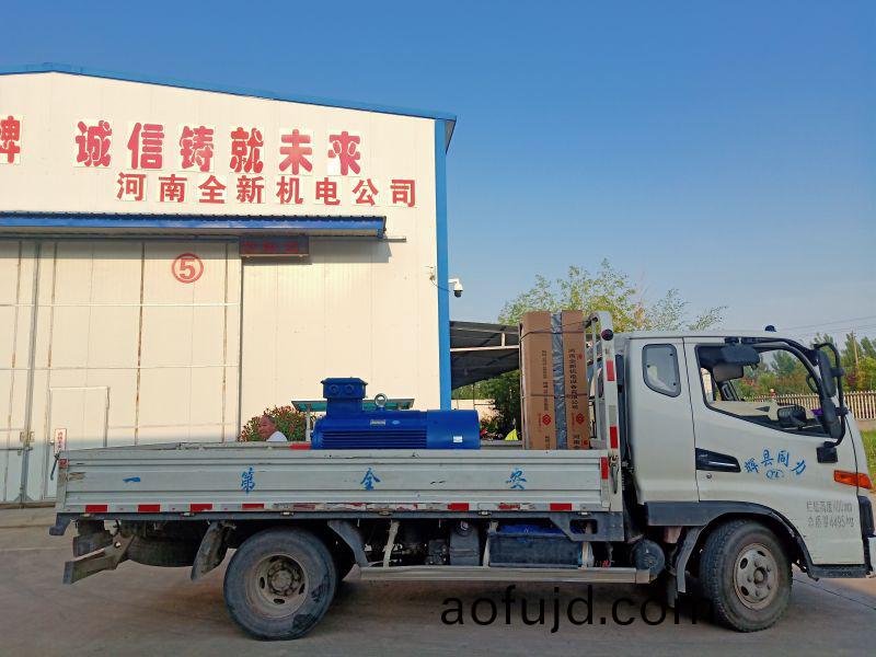 變頻電機配變頻櫃髮貨  