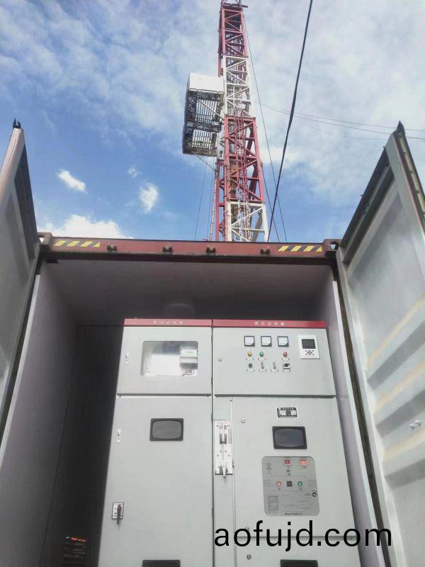 鑽井現場使用(yong)的高壓開關櫃計量櫃(gui)